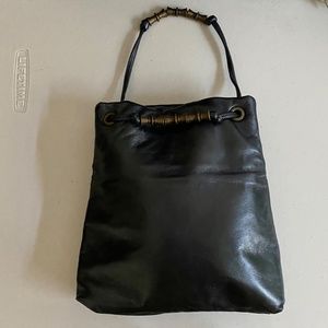 VIVA BAGS OF CALIFORNIA Leather Black Purse/Clutch